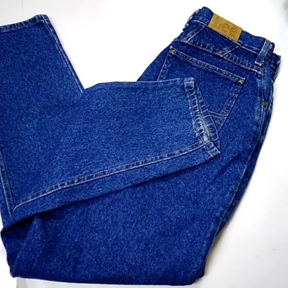 Vintage 80s Lee Made In USA High Waisted Mom Jeans Size 12M
